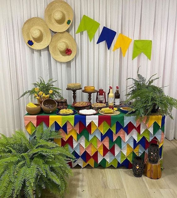 5 ideias de decoração SIMPLES que ninguém pensou em fazer para a festa junina (ainda) (Imagens: Pinterest)