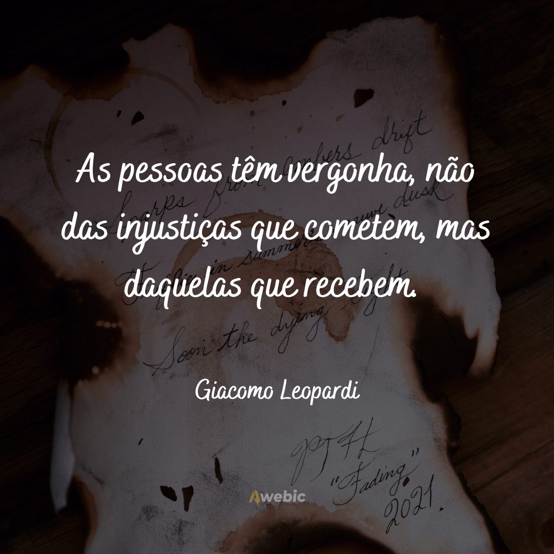 Frases de Giacomo Leopardi