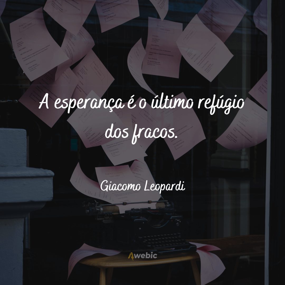 Frases de Giacomo Leopardi