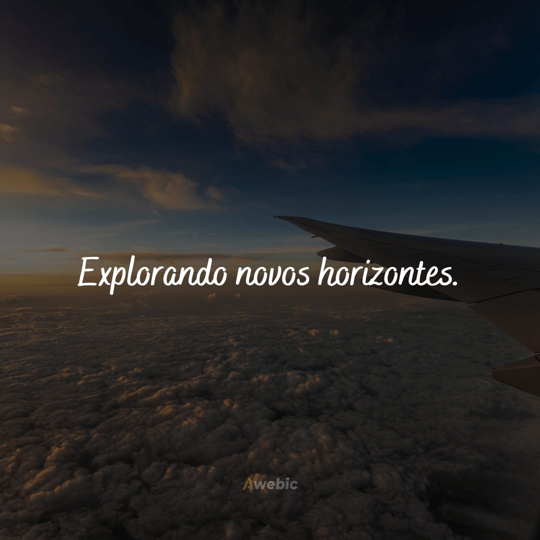 Frases de viagem para Instagram