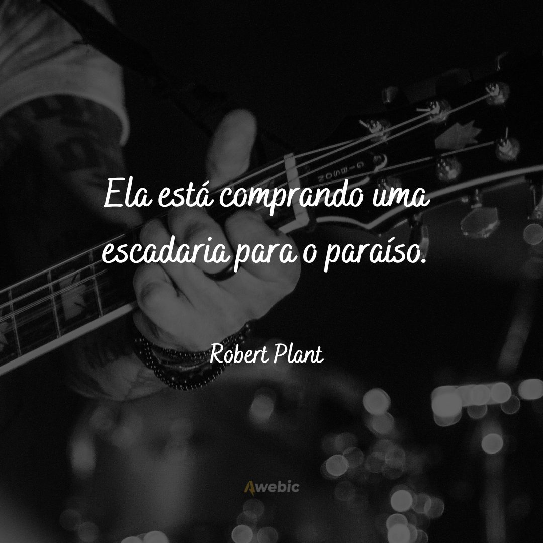 Frases de ícones do rock