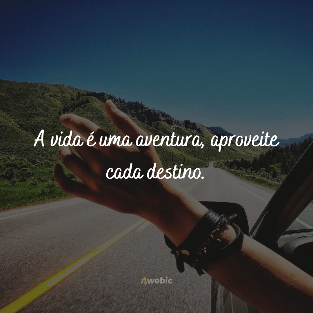 Frases de viagem para Instagram