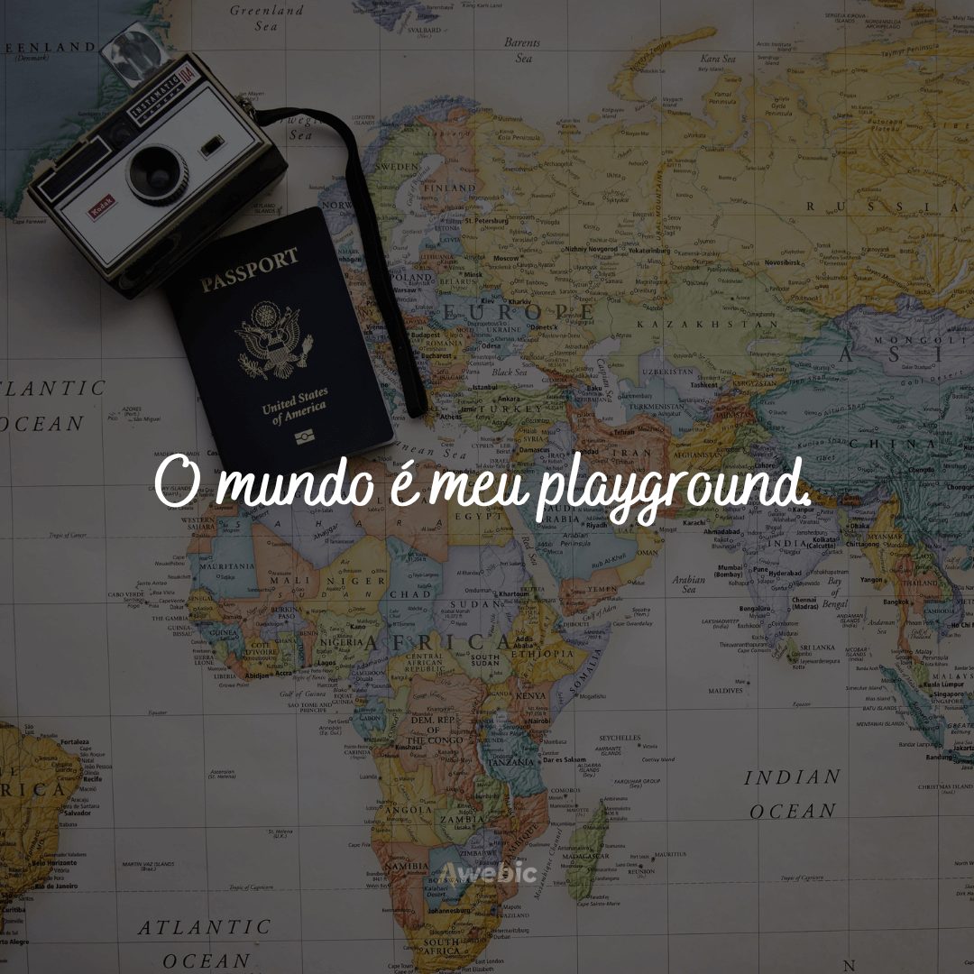 Frases de viagem para Instagram