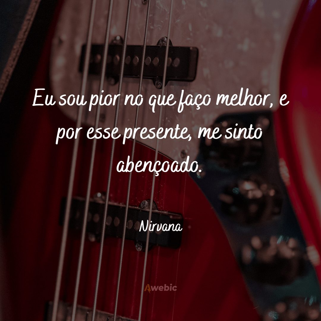 Frases de ícones do rock