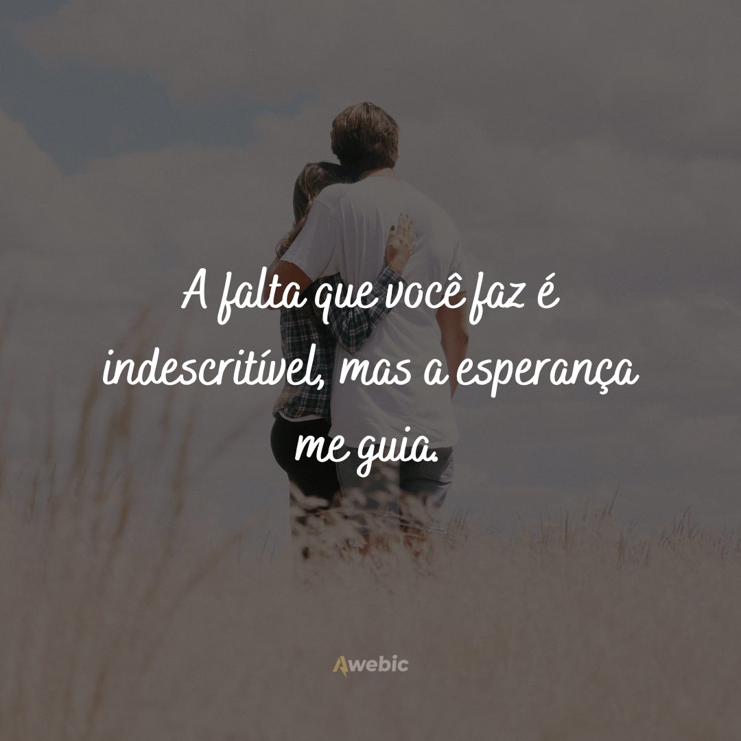 Frases de saudade