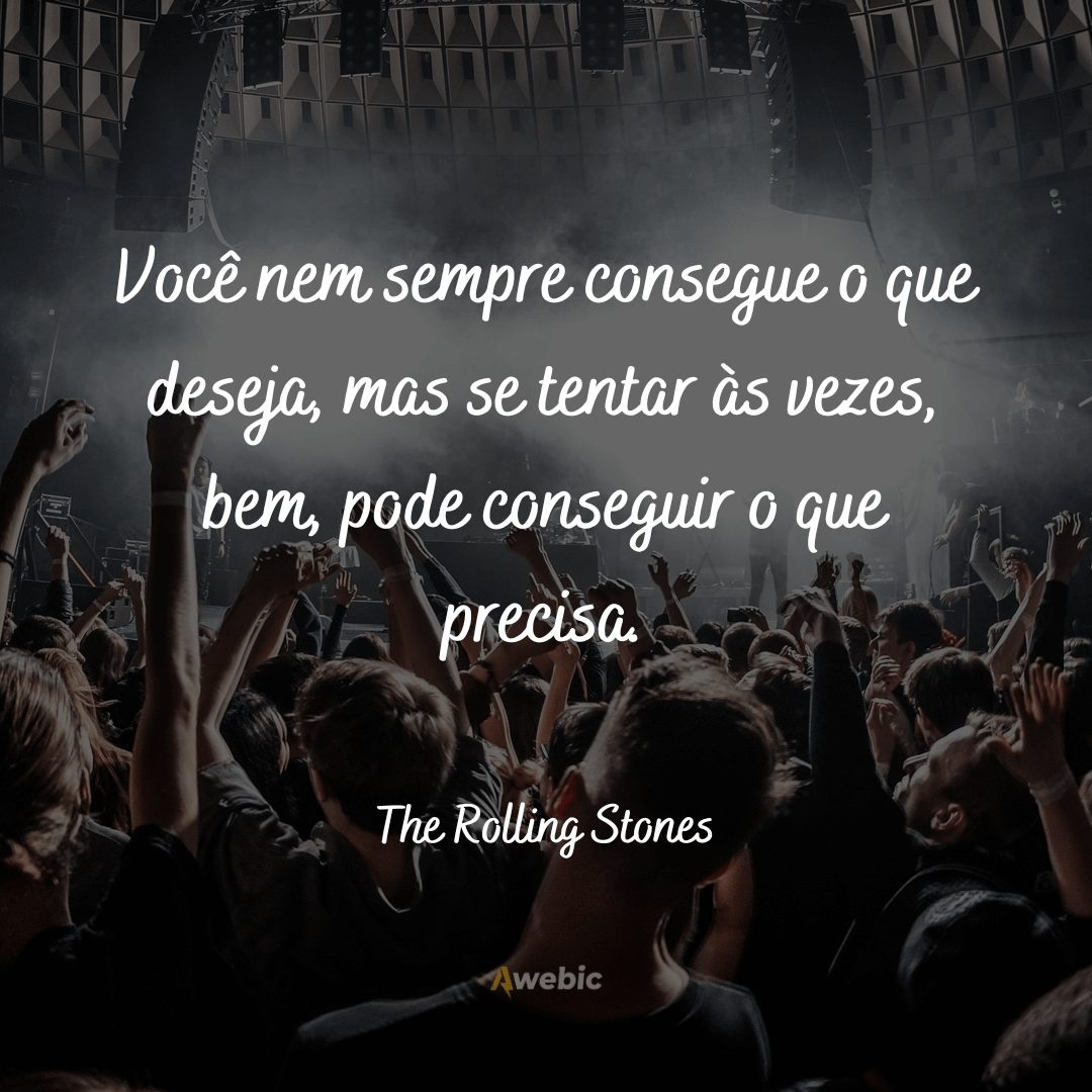 Frases de ícones do rock