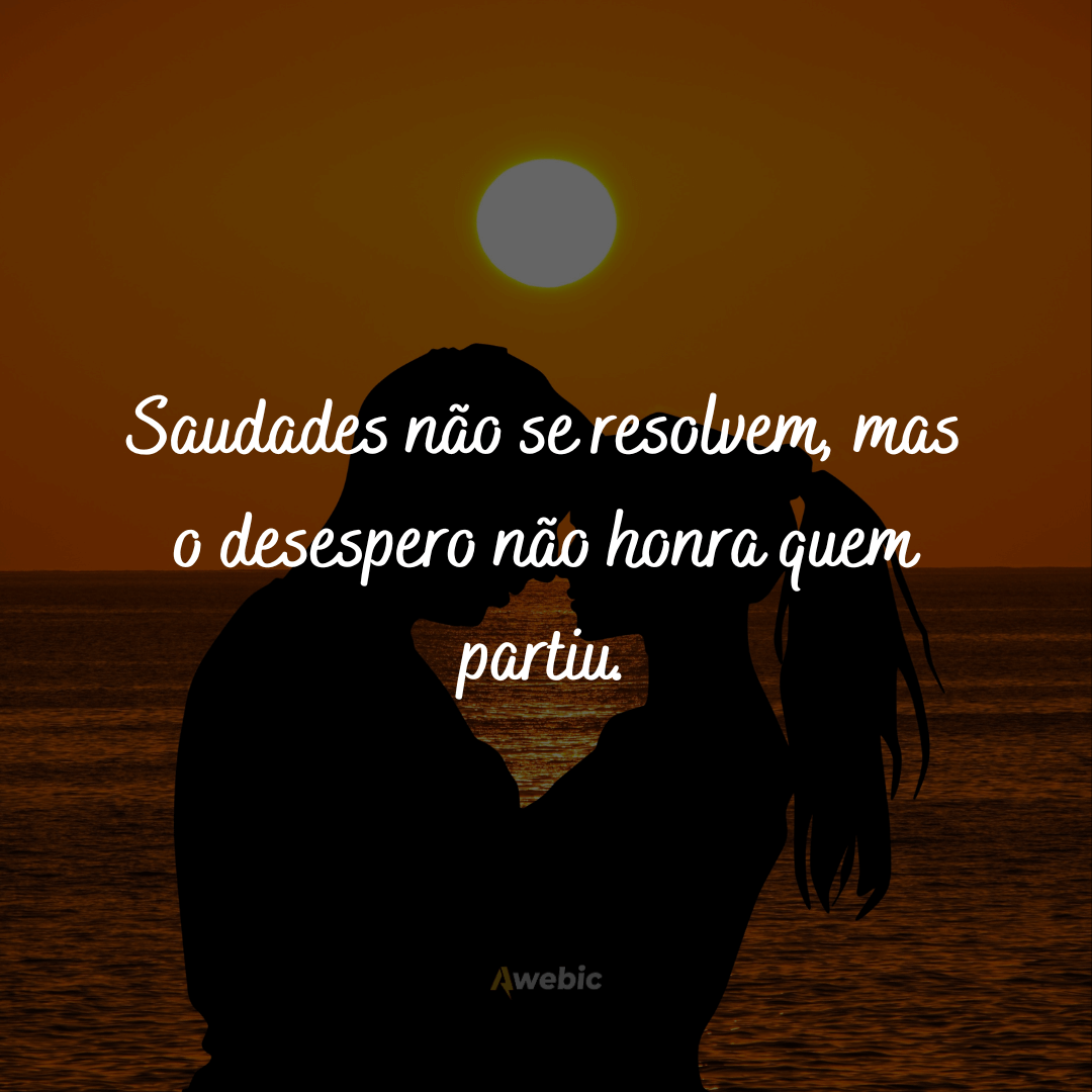 Frases de saudade