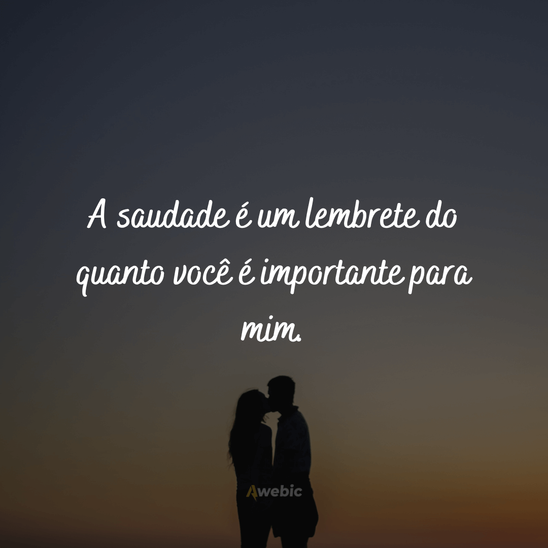 Frases de saudade