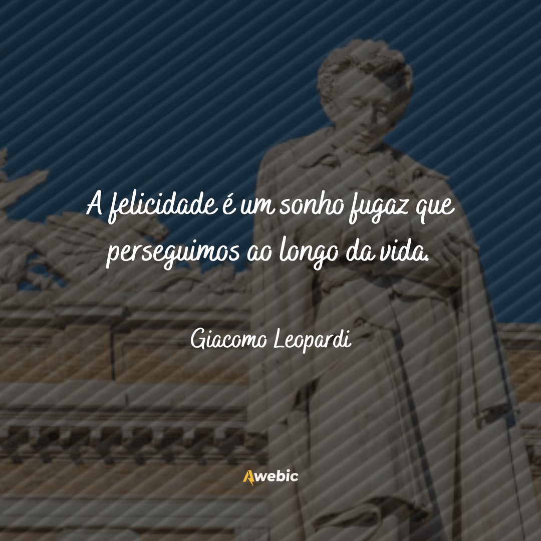 pensamentos de Giacomo Leopardi para refletir sobre a vida