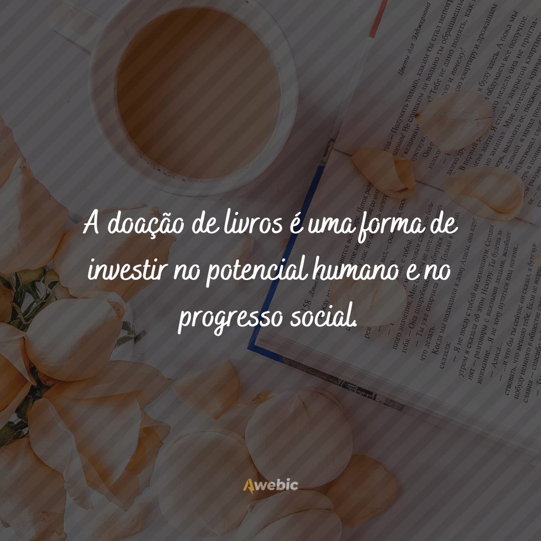 Frases do Dia Internacional da Doação de Livros