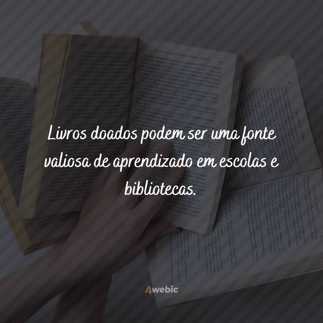 Frases do Dia Internacional da Doação de Livros