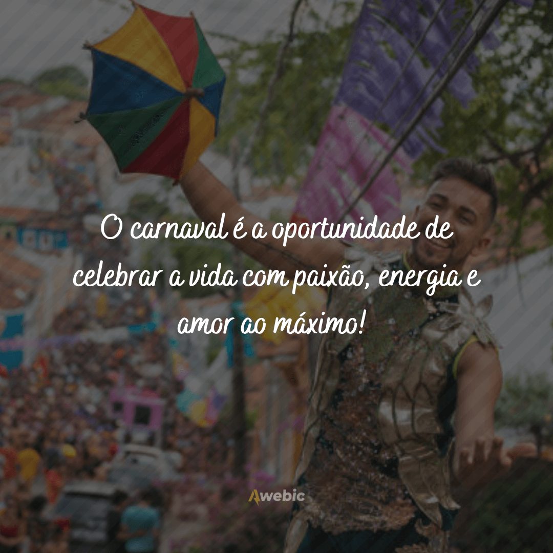 Frases para postar no carnaval: mais criativas