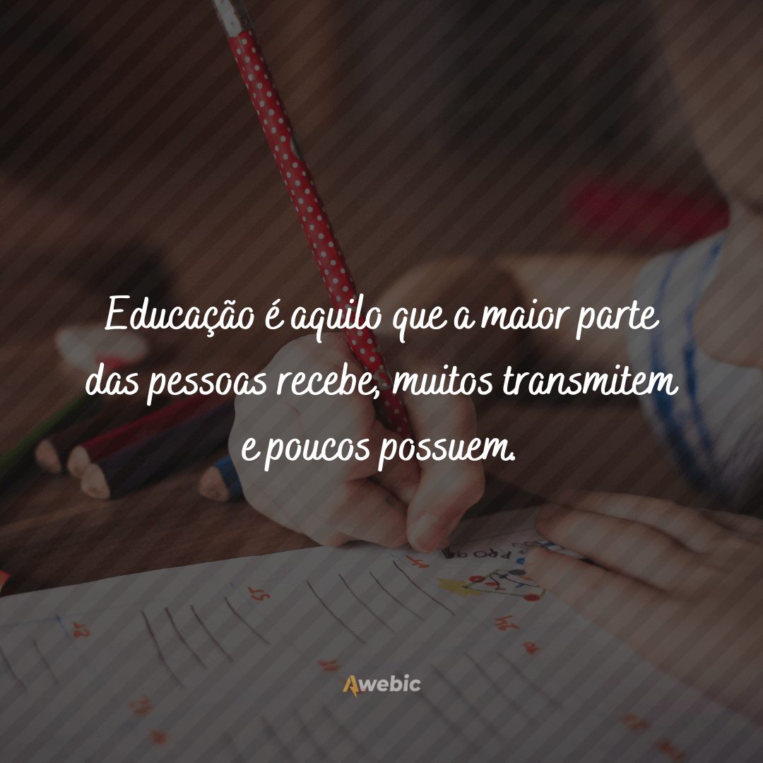 Frases sobre educação: valorize esse momento