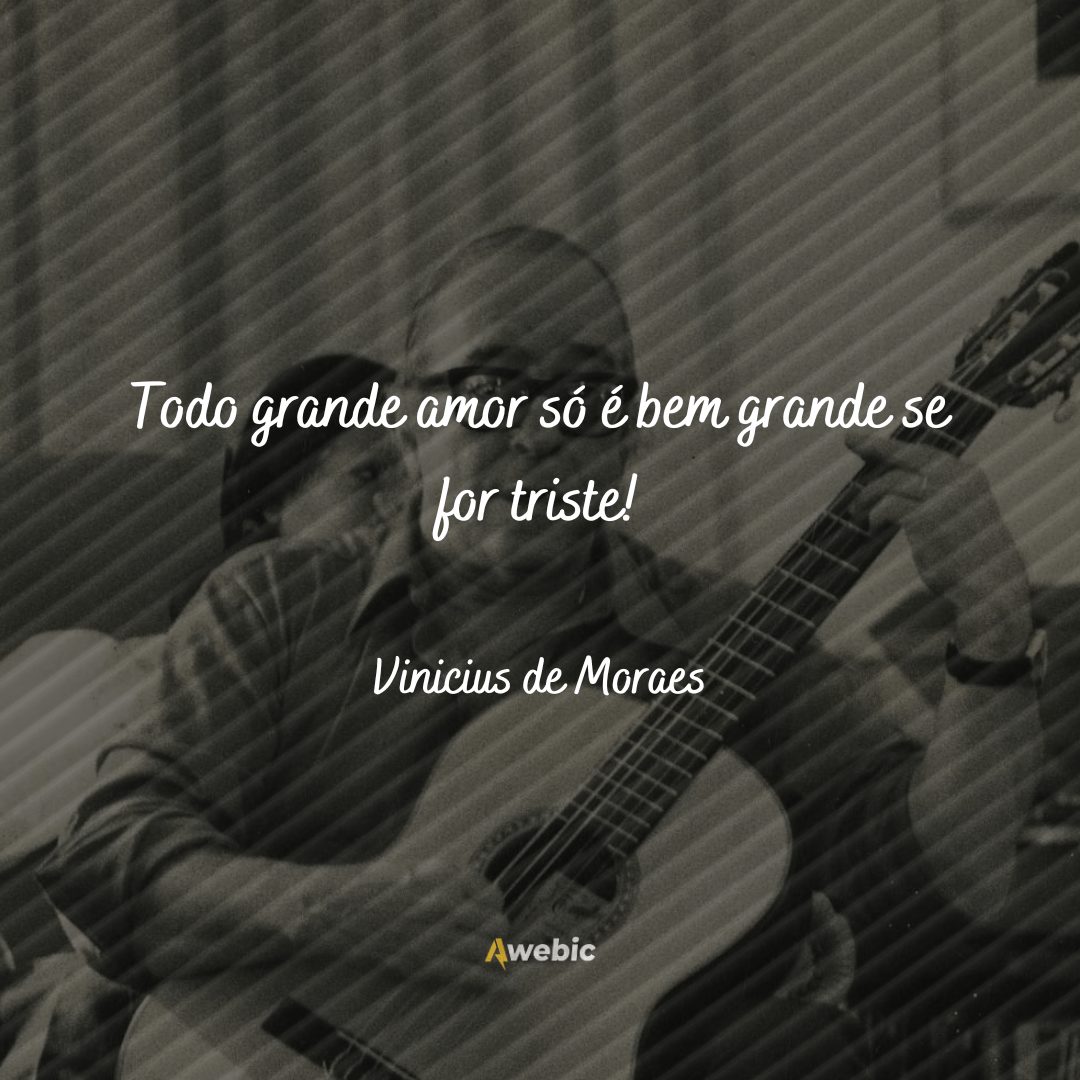 citações de Vinicius De Moraes bem reflexivas