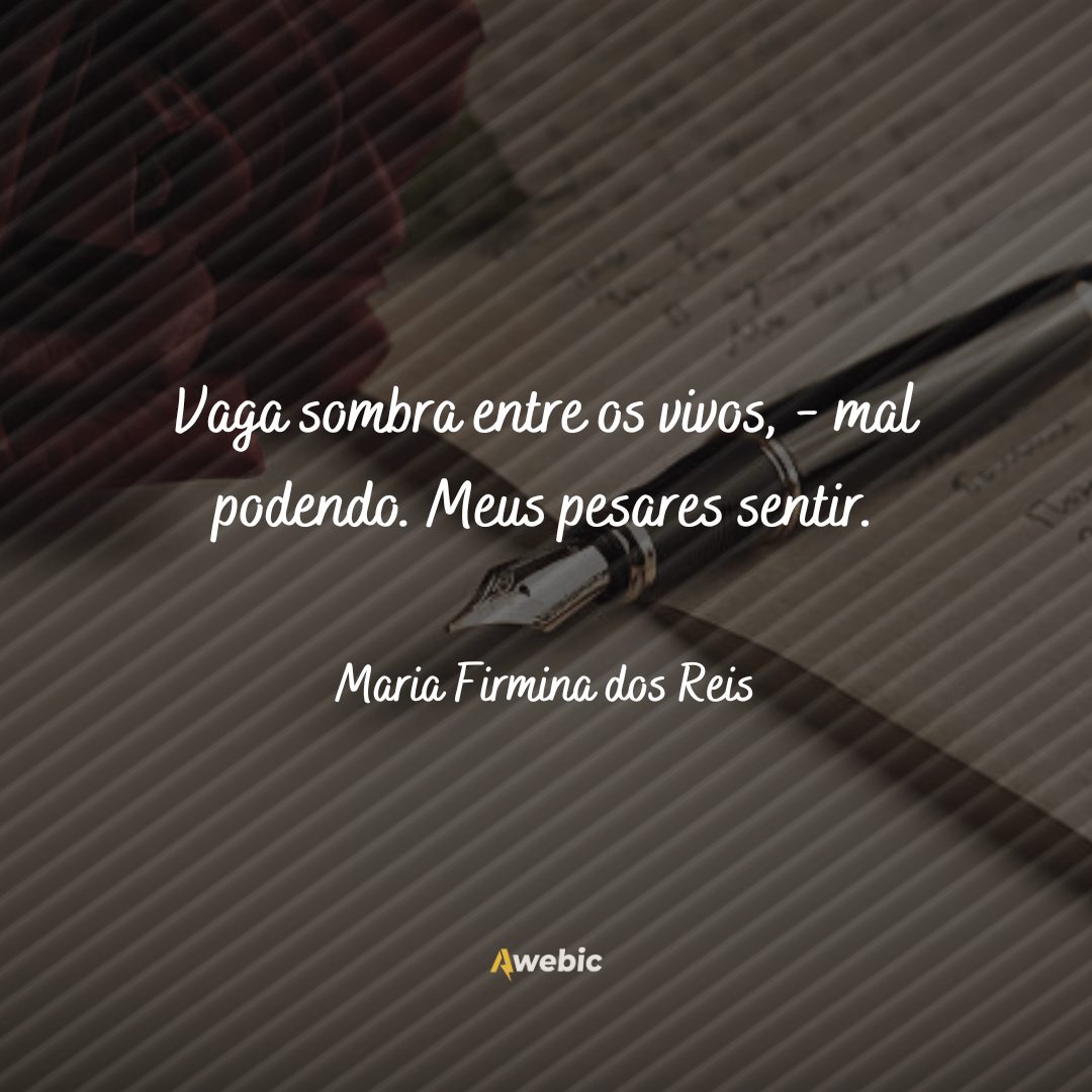 Lindas frases de Maria Firmina dos Reis para refletir