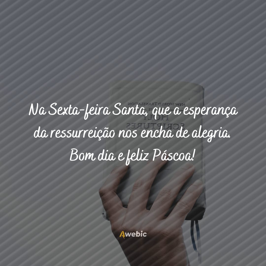 Mensagens de bom dia sexta-feira santa