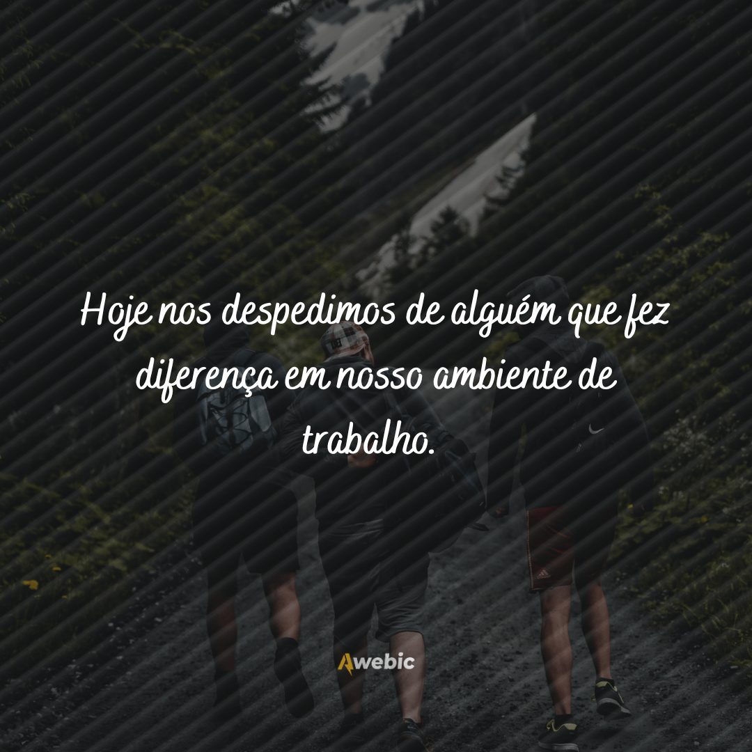 mensagens de despedida de colega de trabalho emocionantes