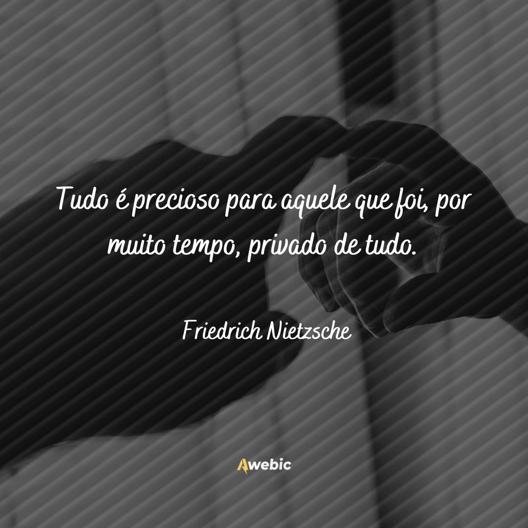 pensamentos de Friedrich Nietzsche para uma vida feliz