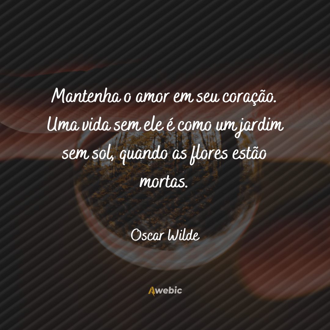 citações de Oscar Wilde sobre amar