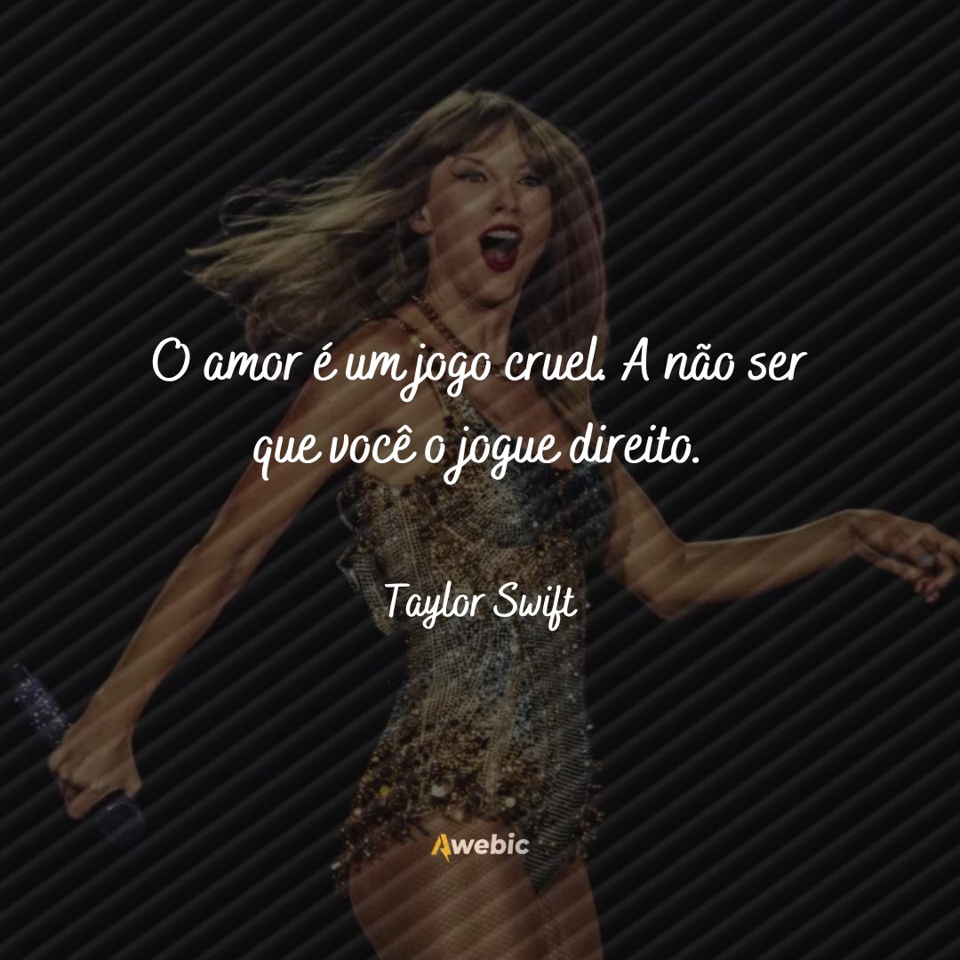 Citações de Taylor Swift sobre o amor