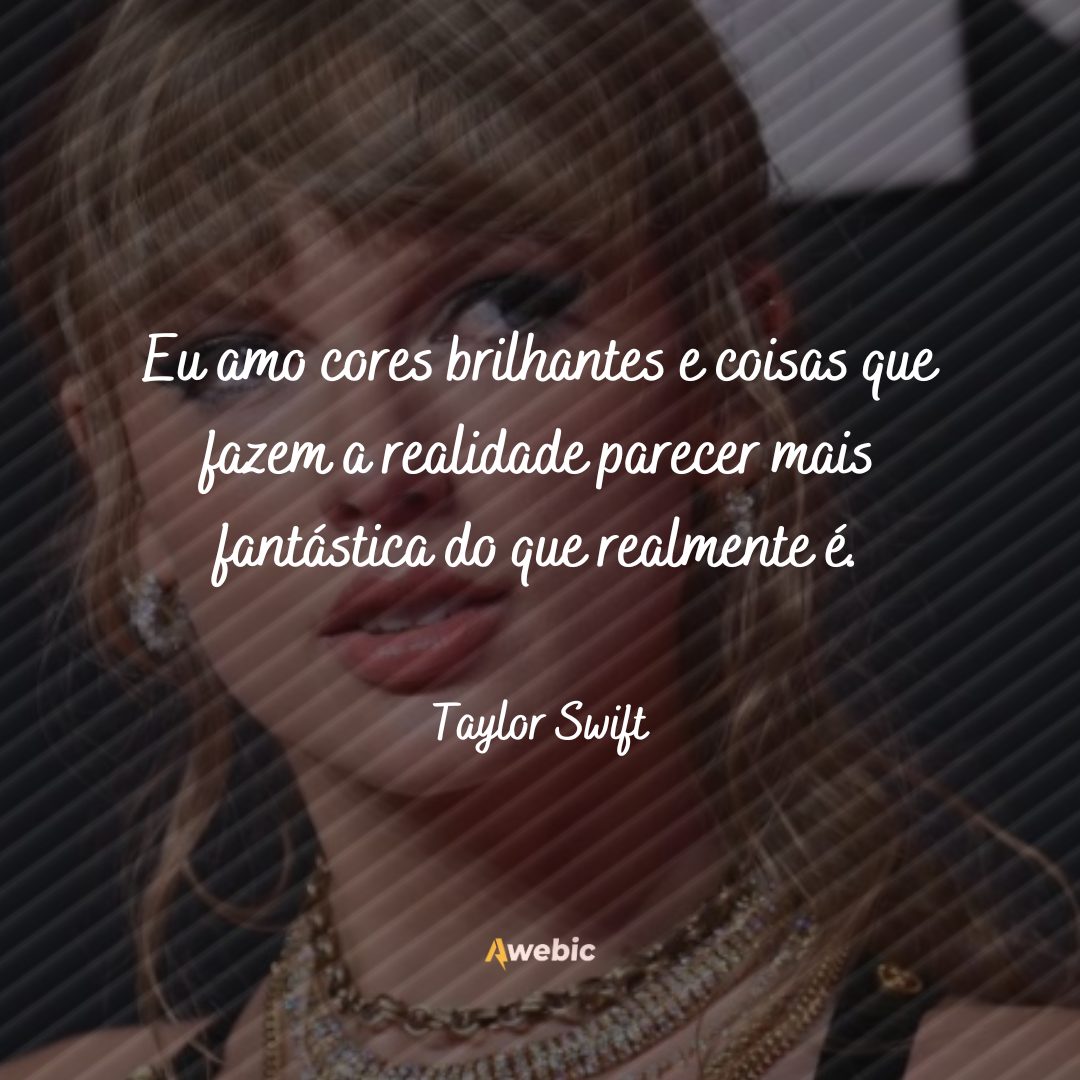 Citações de Taylor Swift sobre o amor