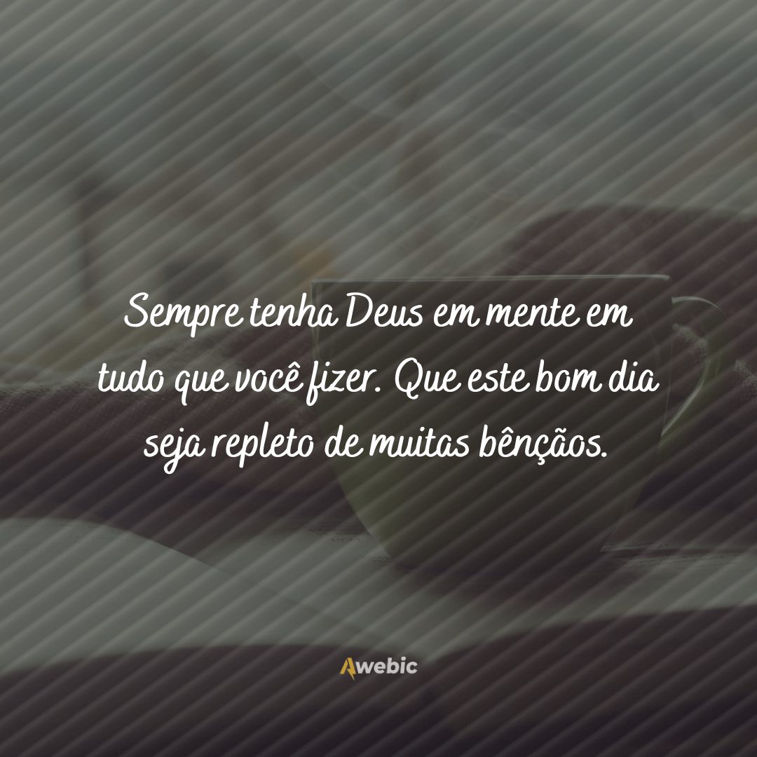 frases de bom dia domingo abençoado para enviar e refletir