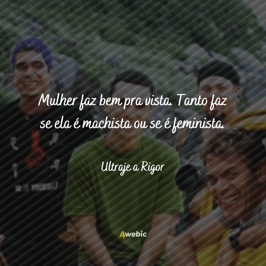 Frases de Ultraje a Rigor: ciúmes e saudades de uma época