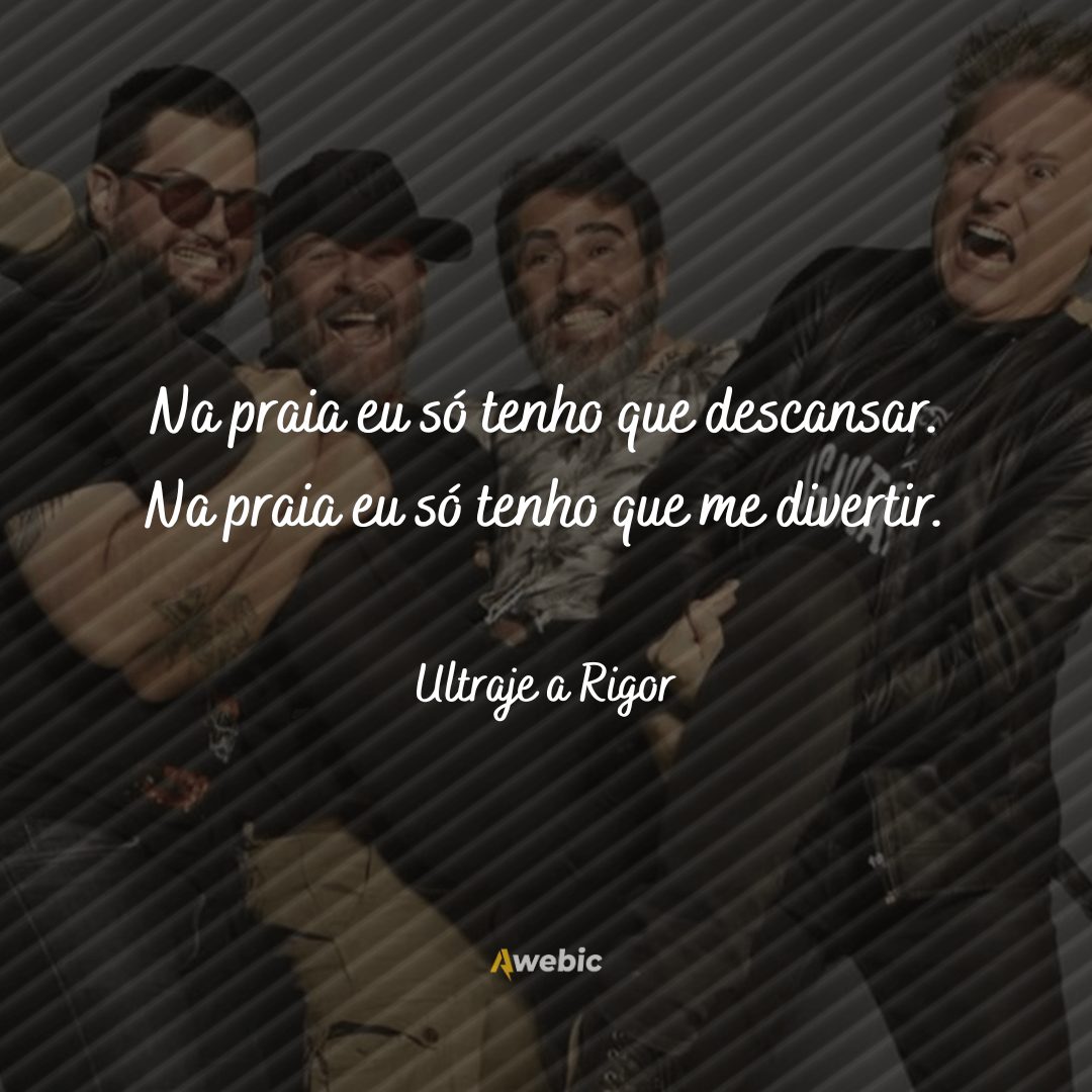 Frases de Ultraje a Rigor: ciúmes e saudades de uma época