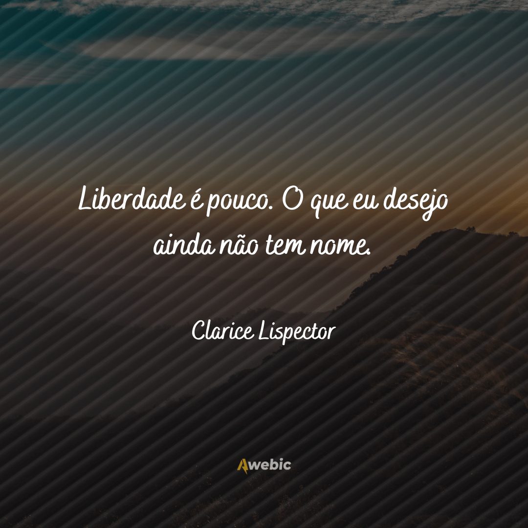 Pensamentos de Clarice Lispector para mulheres tristes