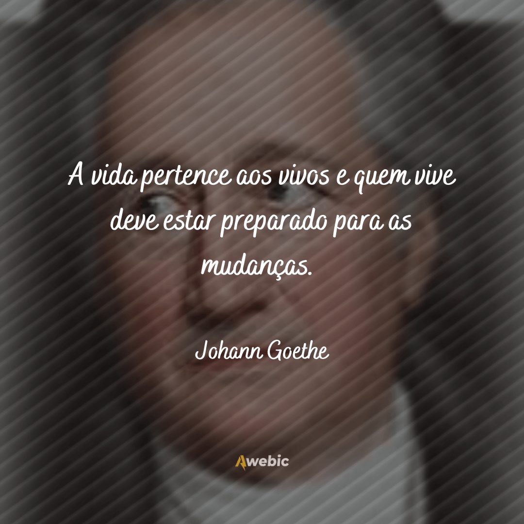 frases de Johann Goethe que deixam a vida com sentido de viver