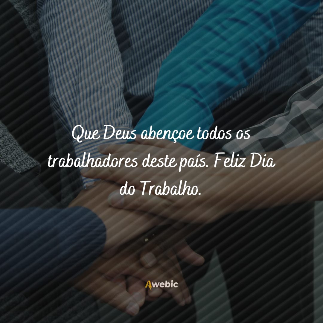 Frases Dia do Trabalhador para funcionários