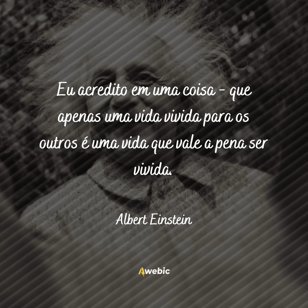 frases ditas por Albert Einstein sobre a vida que quebra seu cérebro