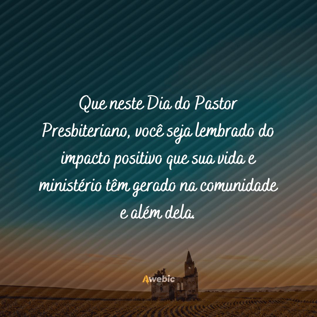 Mensagens para o Dia do Pastor Presbiteriano