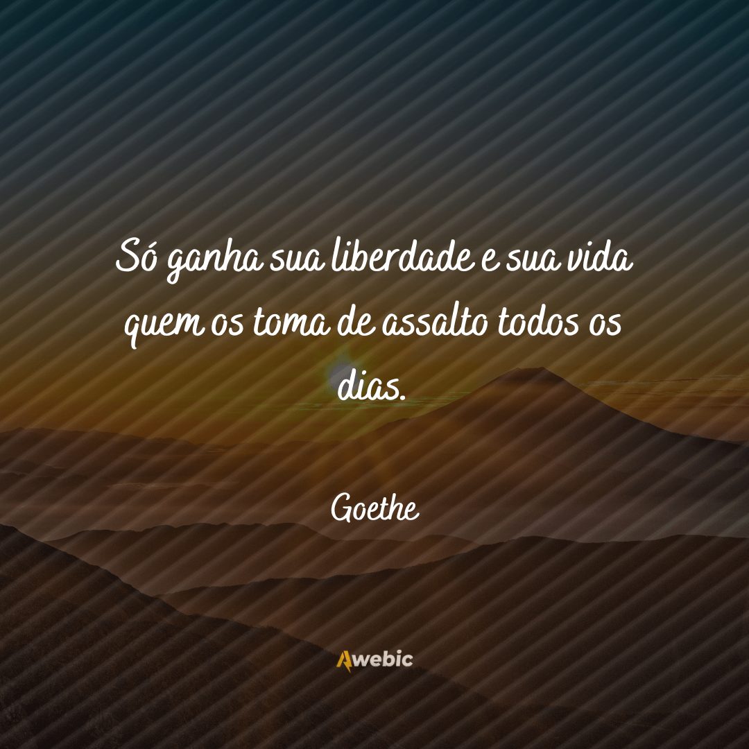 pensamentos de Goethe sobre a vida: se torne mais inteligente agora