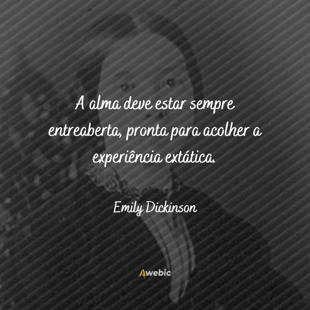 O poema mais lindo de Emily Dickinson vai refletir amor pela vida