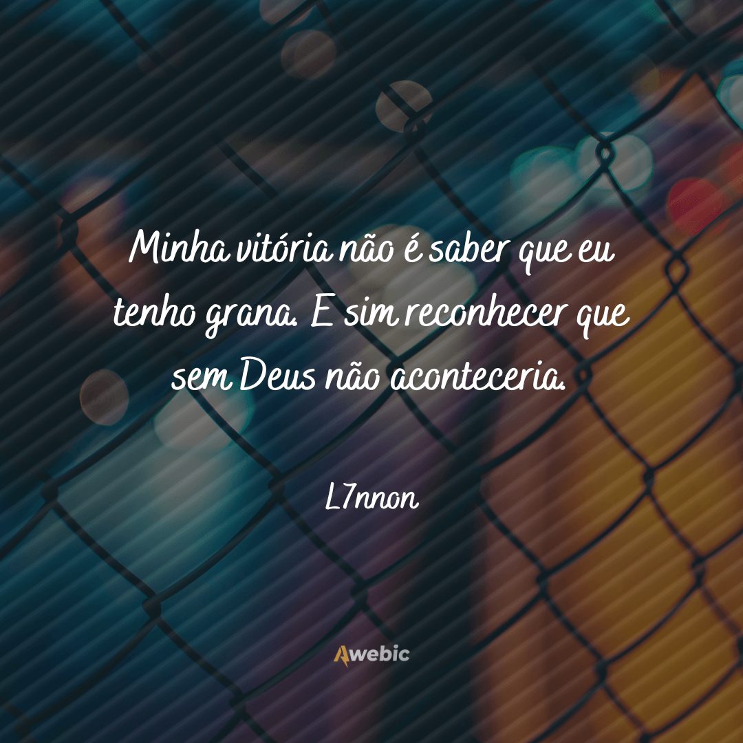 Trechos de música de L7nnon para legendas: inspiradoras e fortes