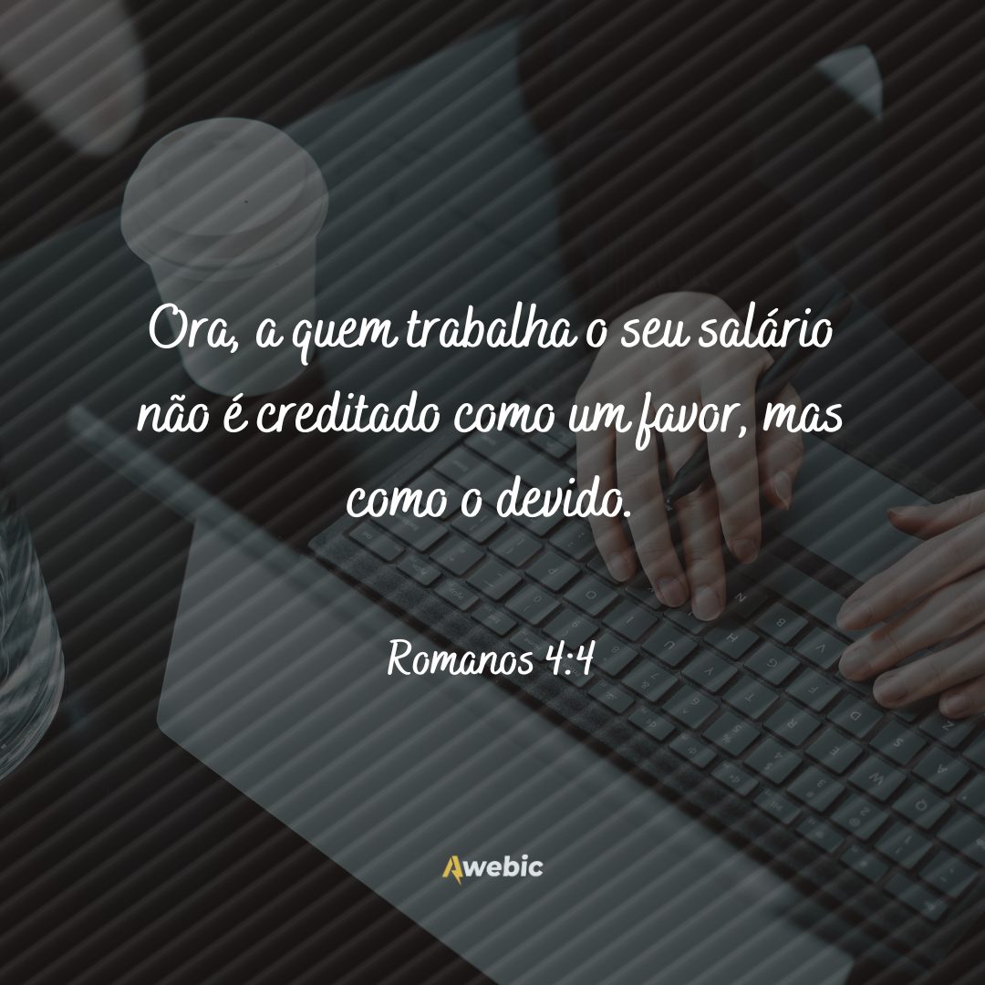 Versículos sobre trabalho para o Dia do Trabalhador