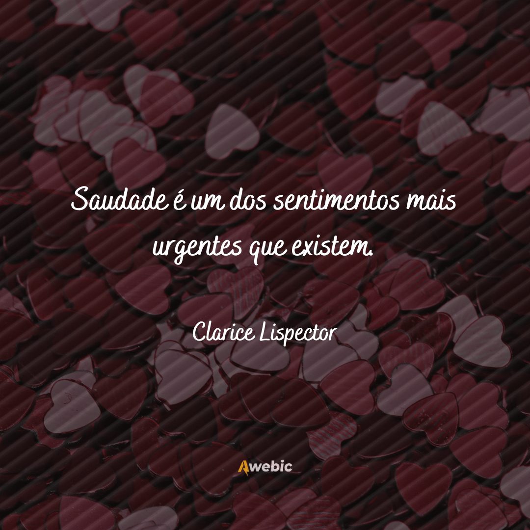 frases de Clarice Lispector de Dia dos Namorados