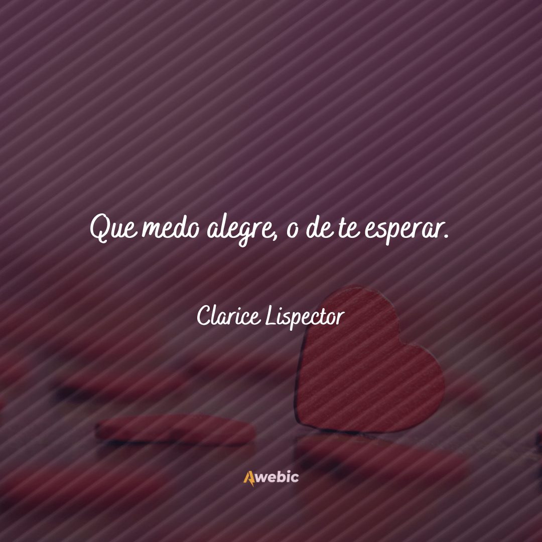 frases de Clarice Lispector de Dia dos Namorados