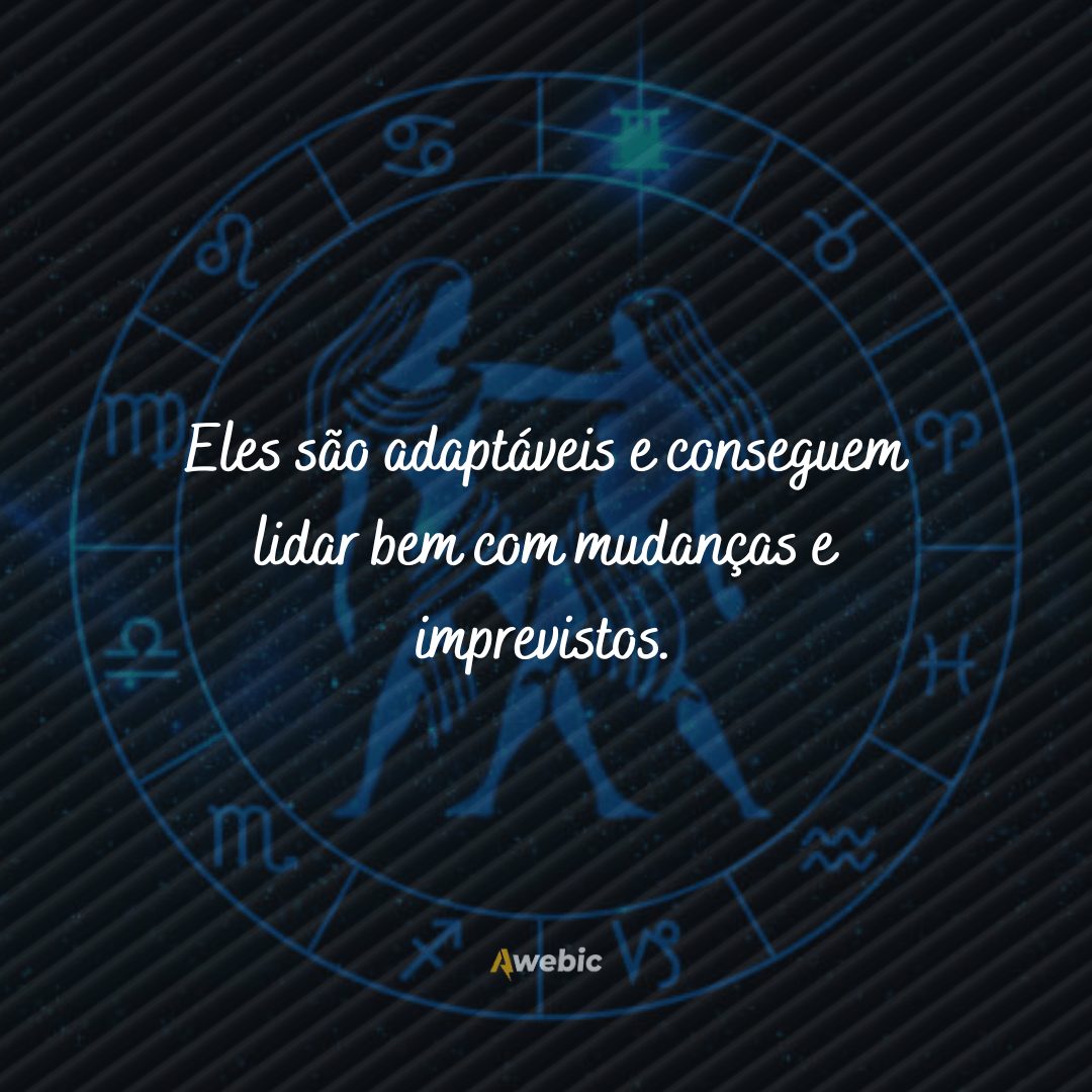 Frases do signo de Gêmeos para compartilhar e se identificar muito