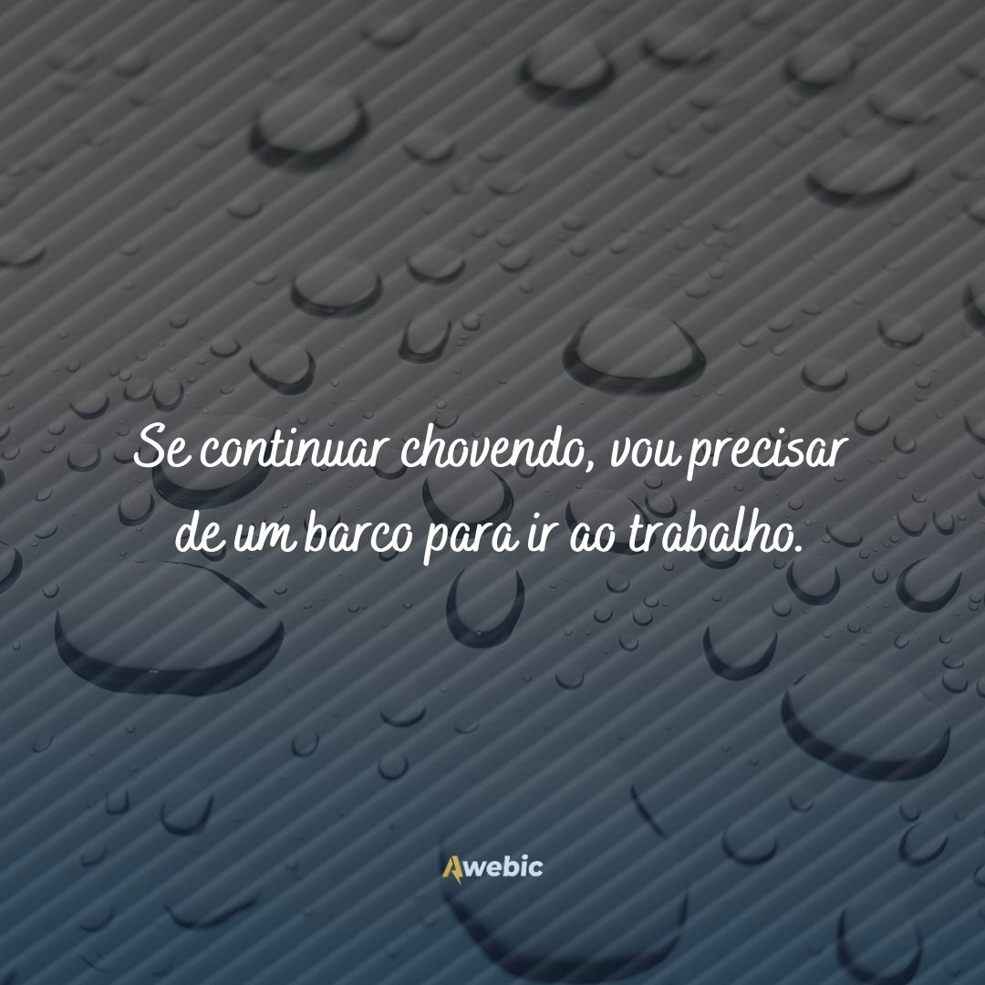 Frases engraçadas sobre o clima: ótimas para as redes sociais