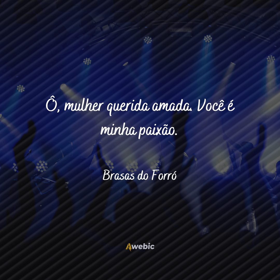 Trechos de música de Brasas do Forró