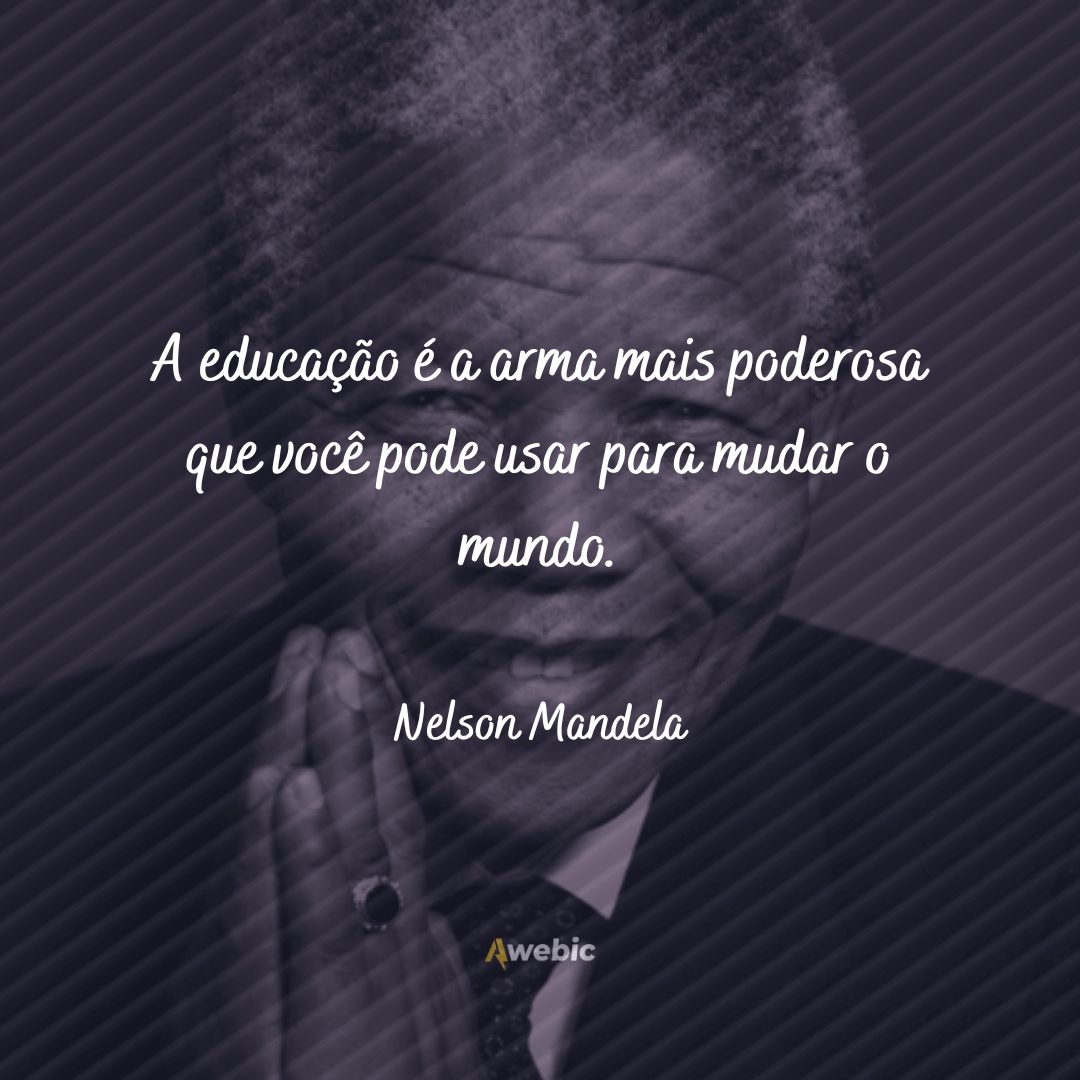 Coisas para aprender com Nelson Mandela