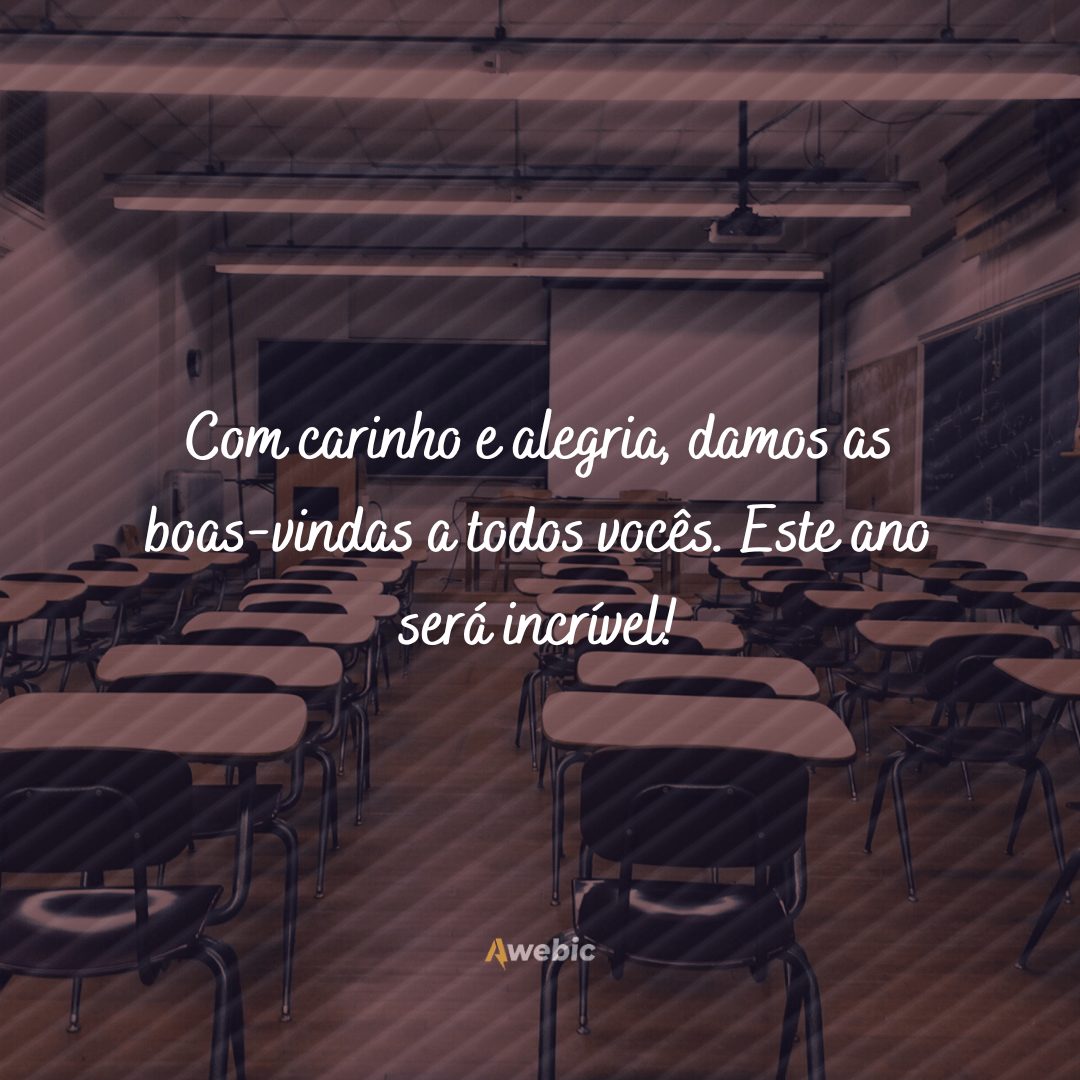 Frases de bem-vindo para crianças na escola: ótima volta às aulas