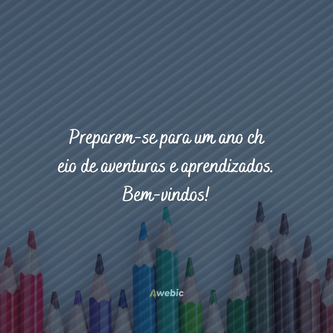 Frases de bem-vindo para crianças na escola: ótima volta às aulas