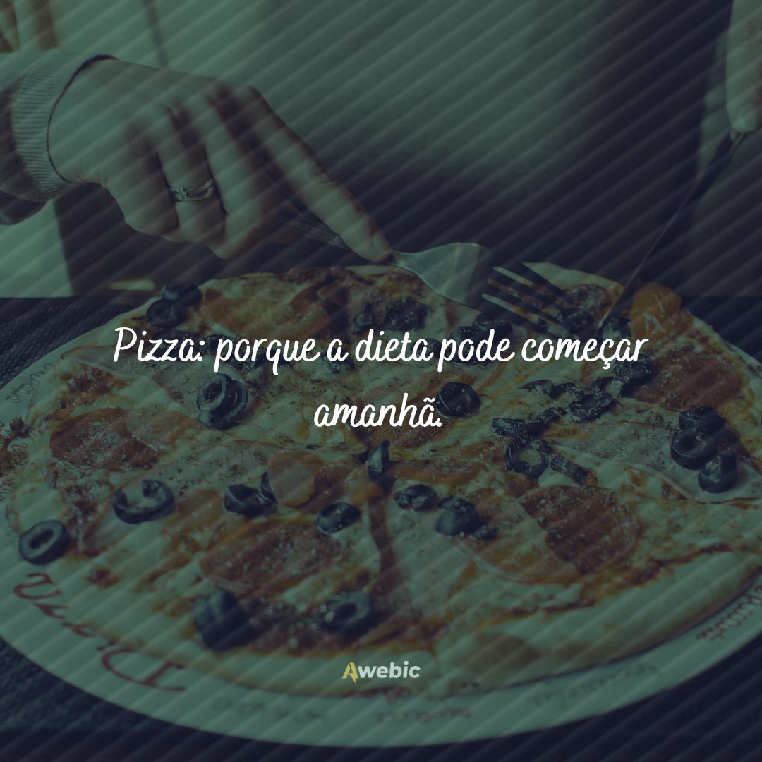 Legendas engraçadas para o Dia da Pizza: ótimas para Instagram