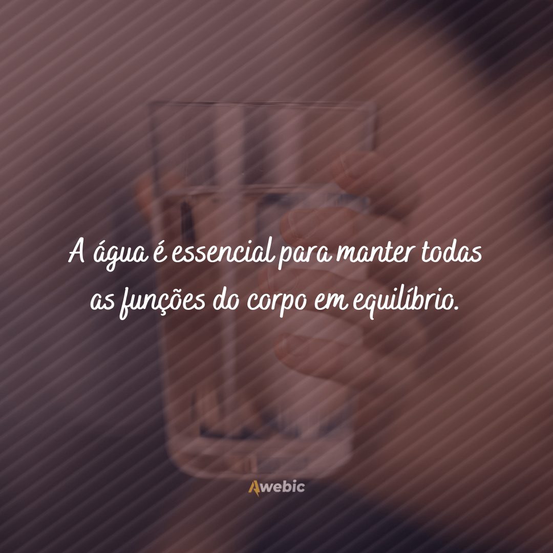 Legendas sobre beber água: compartilhe frases curtas e engraçadas