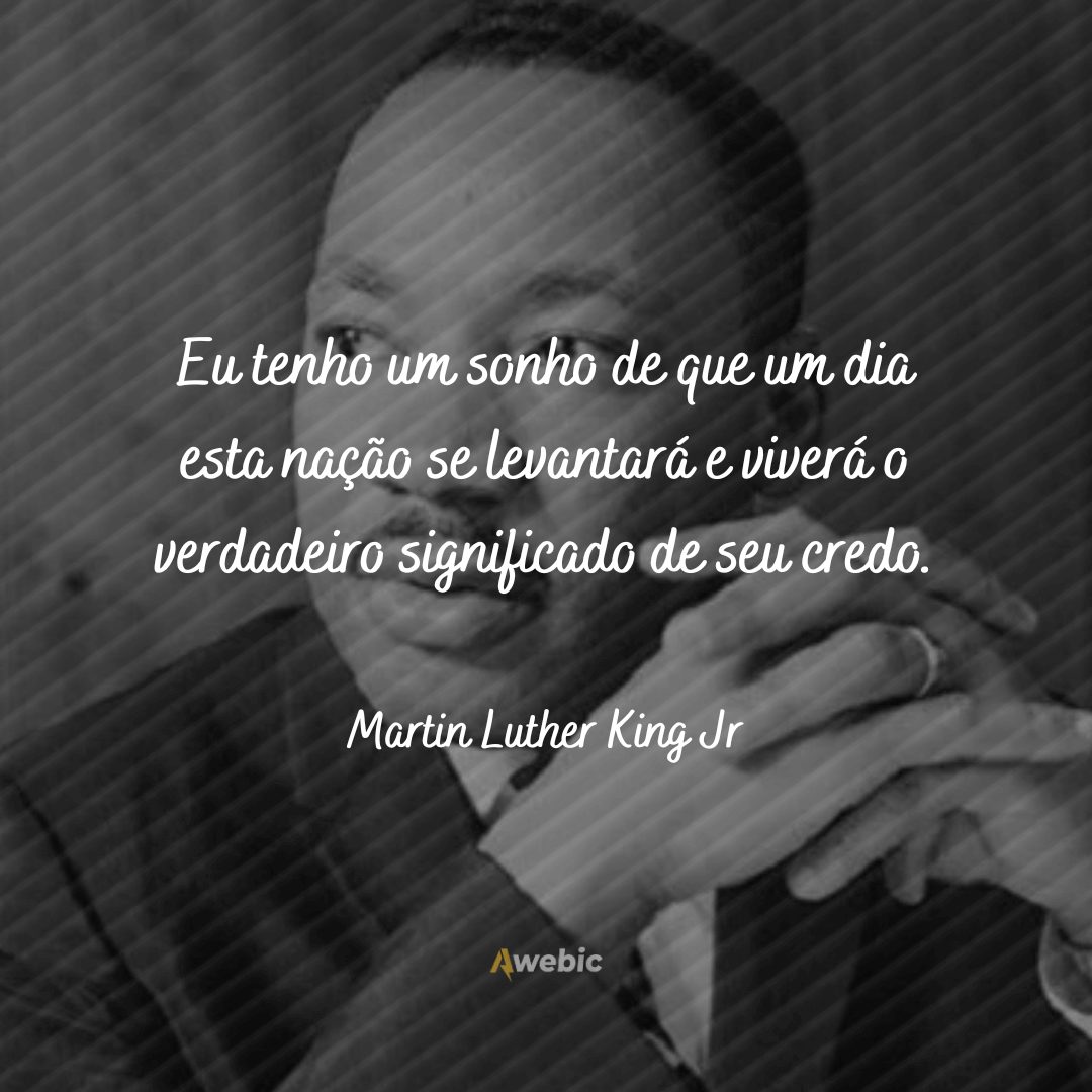 pensamentos de Martin Luther King Jr para sonhos: seja um realizador