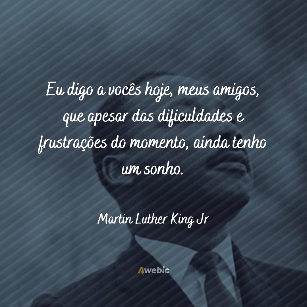 pensamentos de Martin Luther King Jr para sonhos: seja um realizador