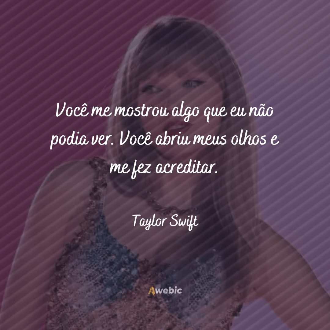 pensamentos de Taylor Swift sobre felicidade que te iluminam